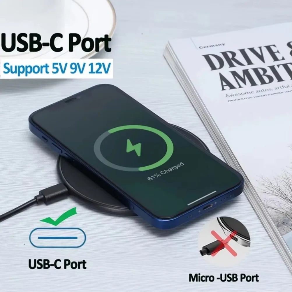 200W Wireless Charger Pad Fast Wireless Charging Station