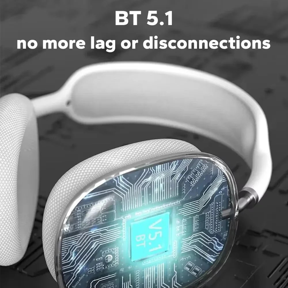 P9 Pro Air Max 5.1 Wireless Bluetooth Headphones Noise Cancelling Mic Pods Over Ear