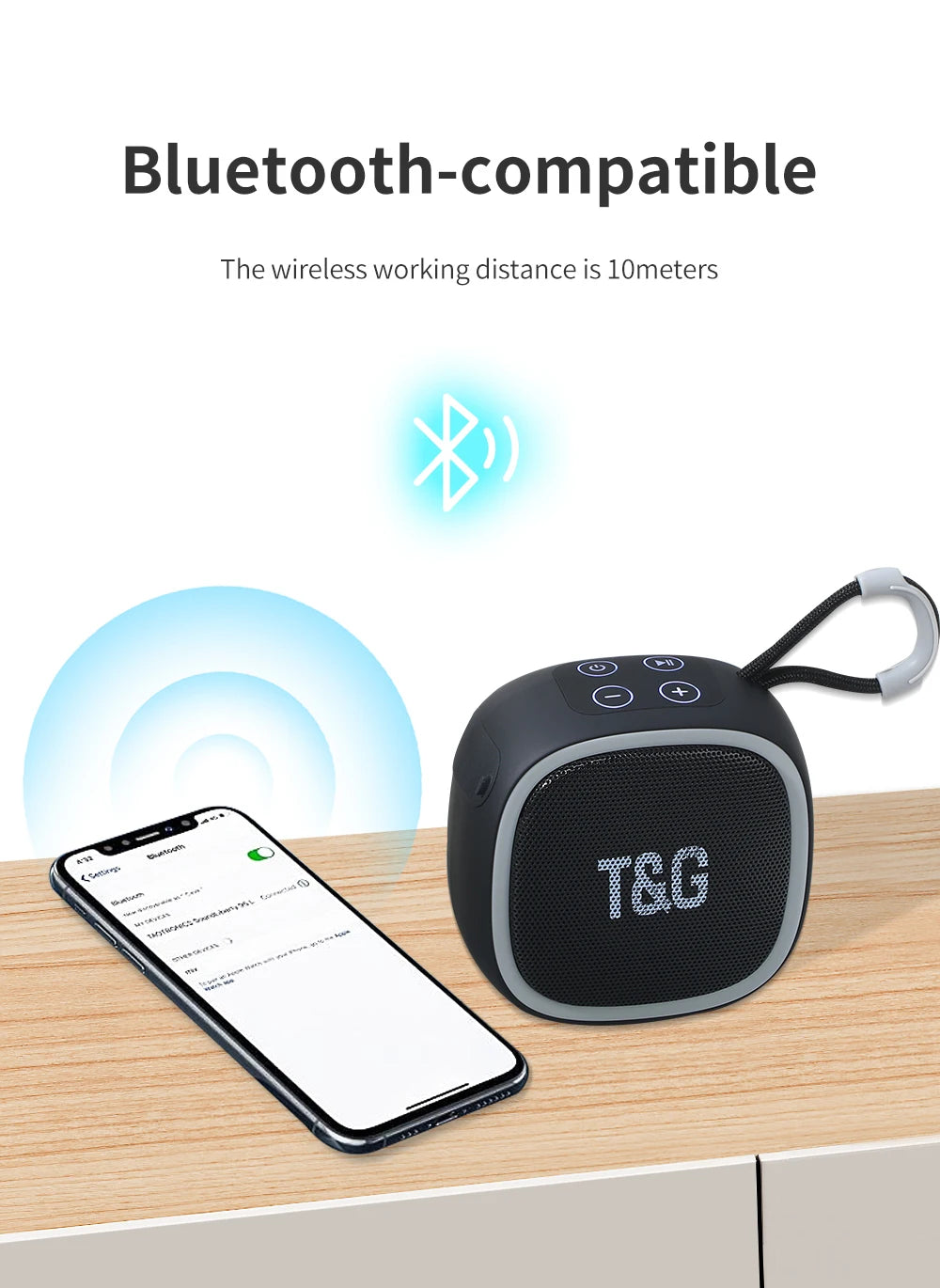T&G TG659 Bluetooth 5.3 Mini Speaker