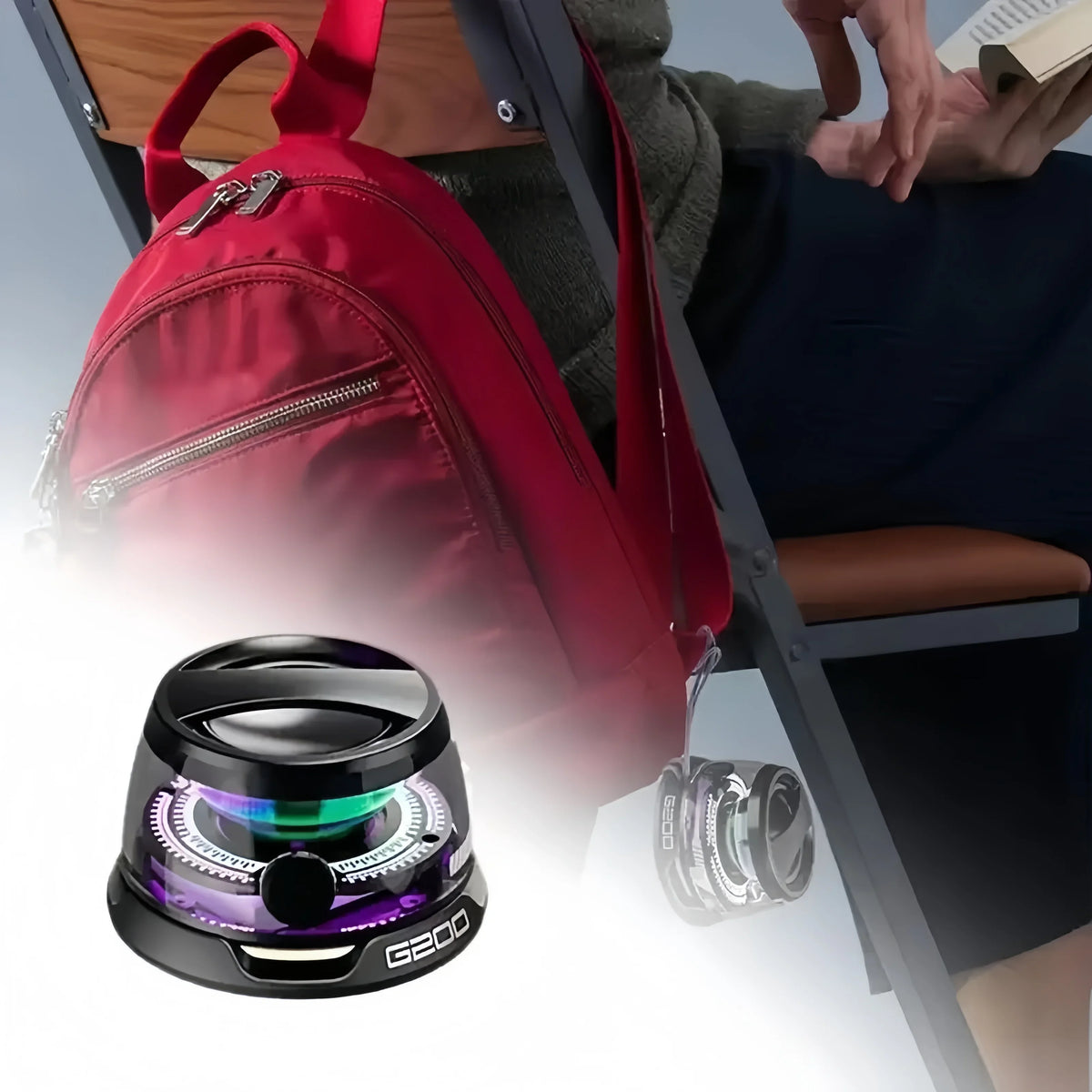 Kebidumei Mini Bluetooth 5.3 Magnetic Speaker