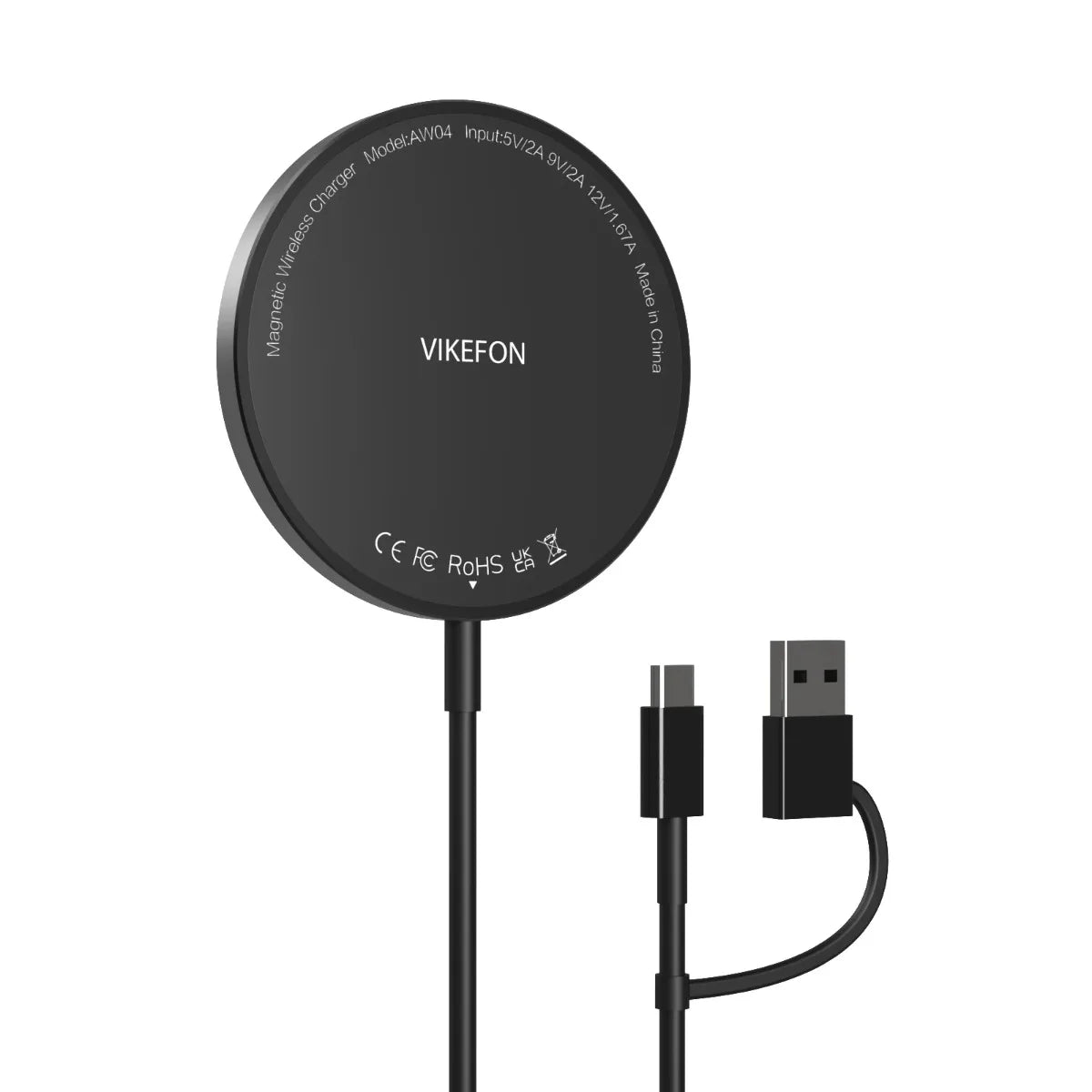 Magnetic Wireless Charger Pad 100W USB + Type C Chargers