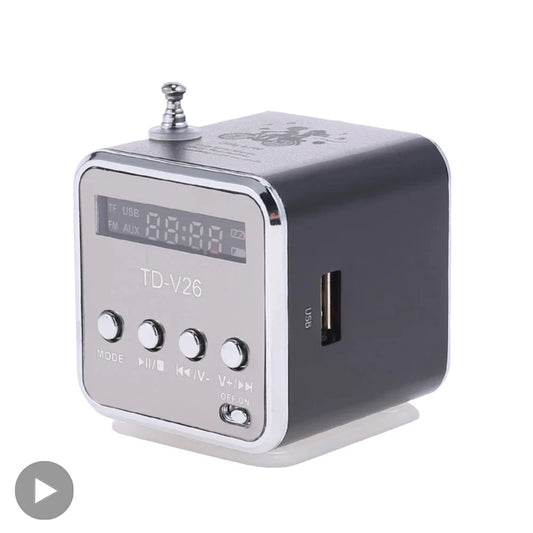 AyeBeau TD-V26 3W Mini Bluetooth Speaker FM Radio