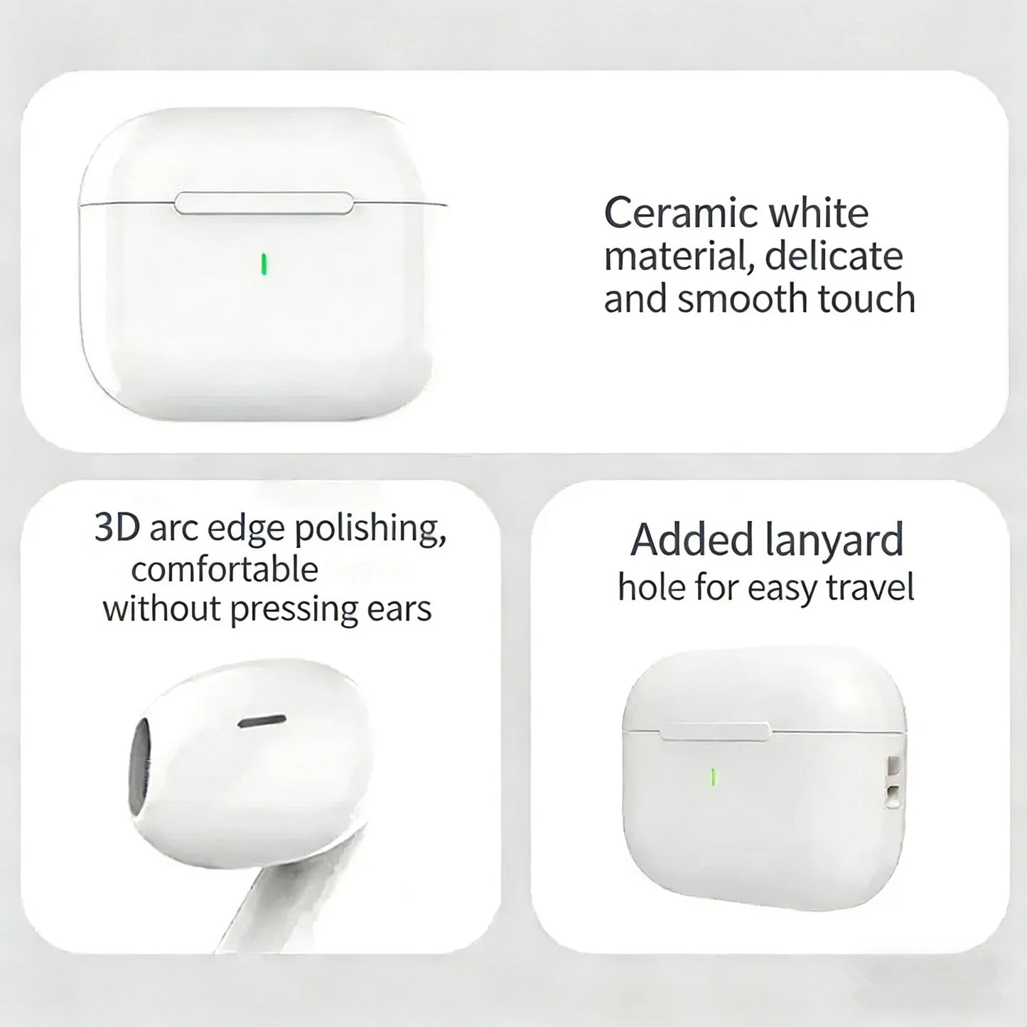 UEESFIT Bluetooth 5.3 TWS Earbuds with ANC and 72H Battery