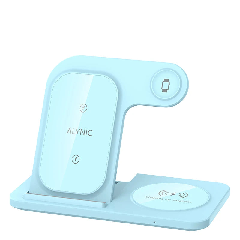 300W Fast Wireless Charger Stand Pad Foldable Fast Charging