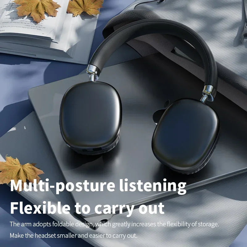 LIFEBTY Bluetooth 5.3 Wireless Headphones 40mm Drivers with Microphone