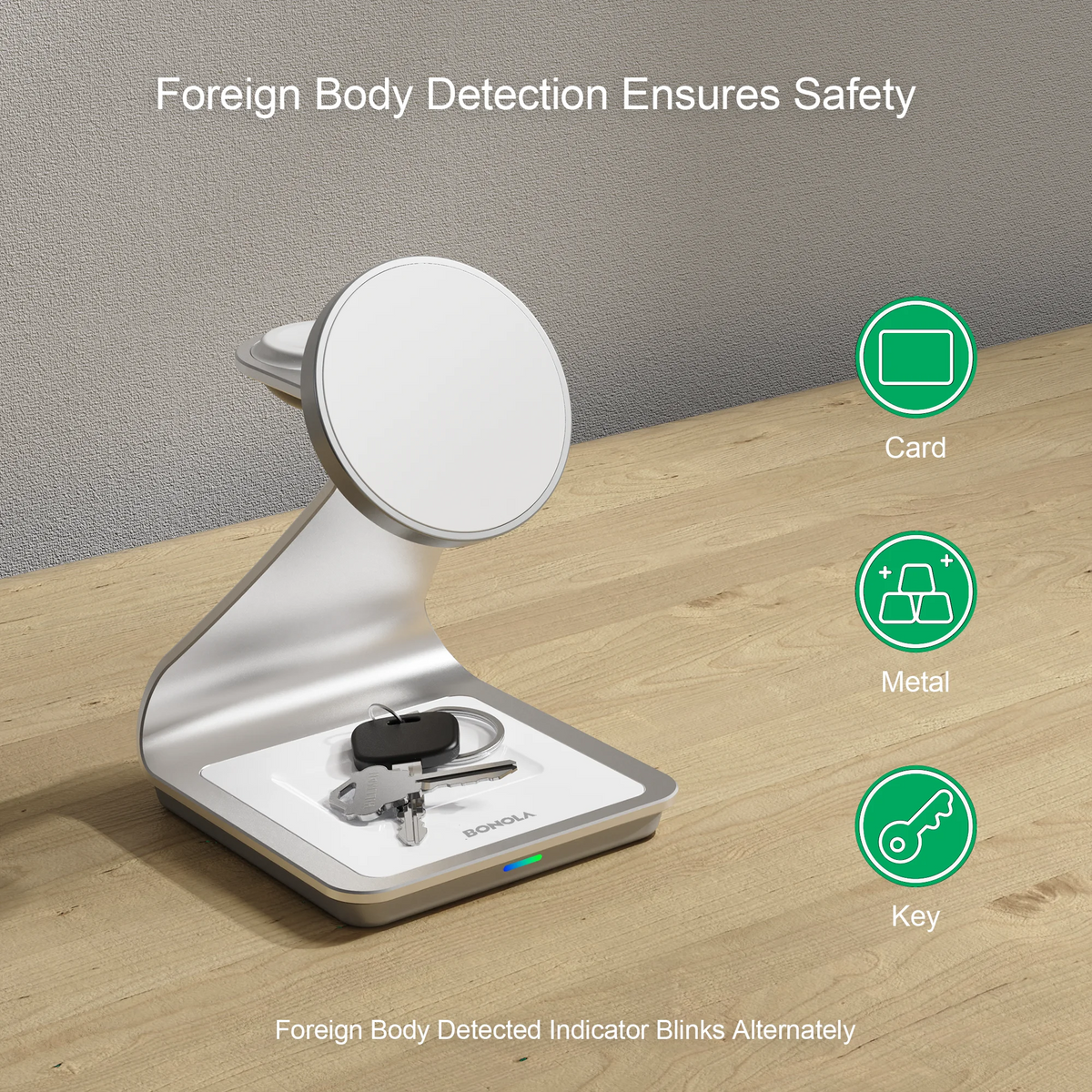 BONOLA 28W 3 in 1 Magnetic Wireless Charging Station