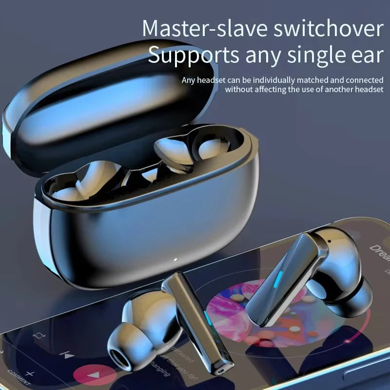 Earbuds True Wireless Earphone Noise Cancelling Update Bluetooth 5.3 Headset With Mic