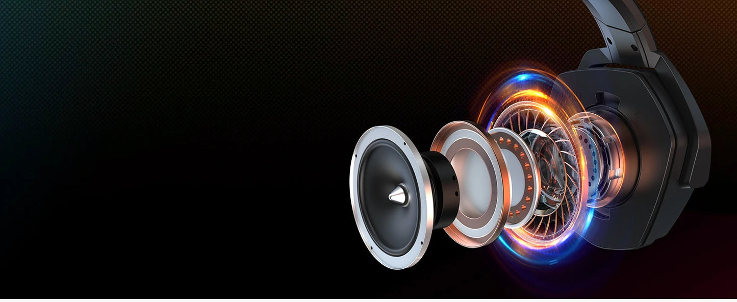 NUBWO G06 Dual Wireless Gaming Headset with Microphone