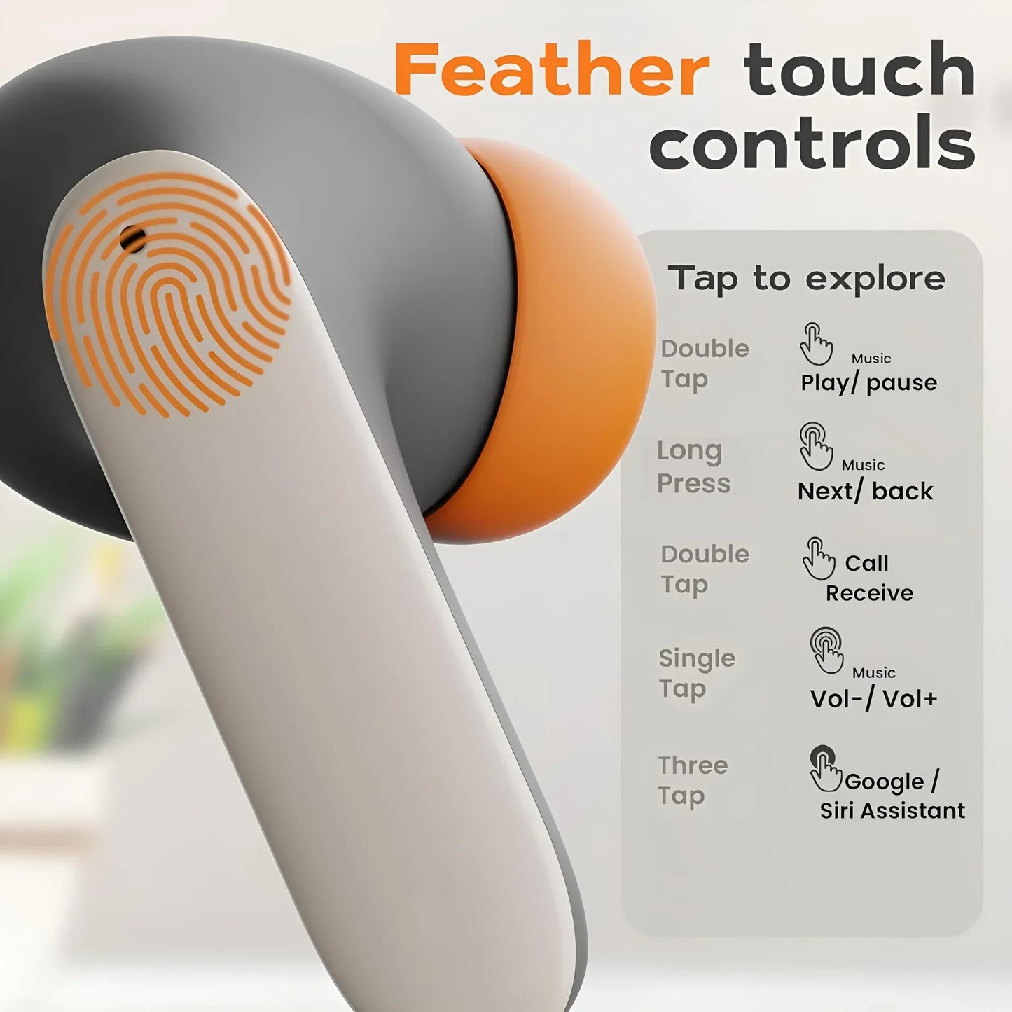 TWS Wireless Bluetooth Earphones Bluetooth 5.4 Ultra-low Latency