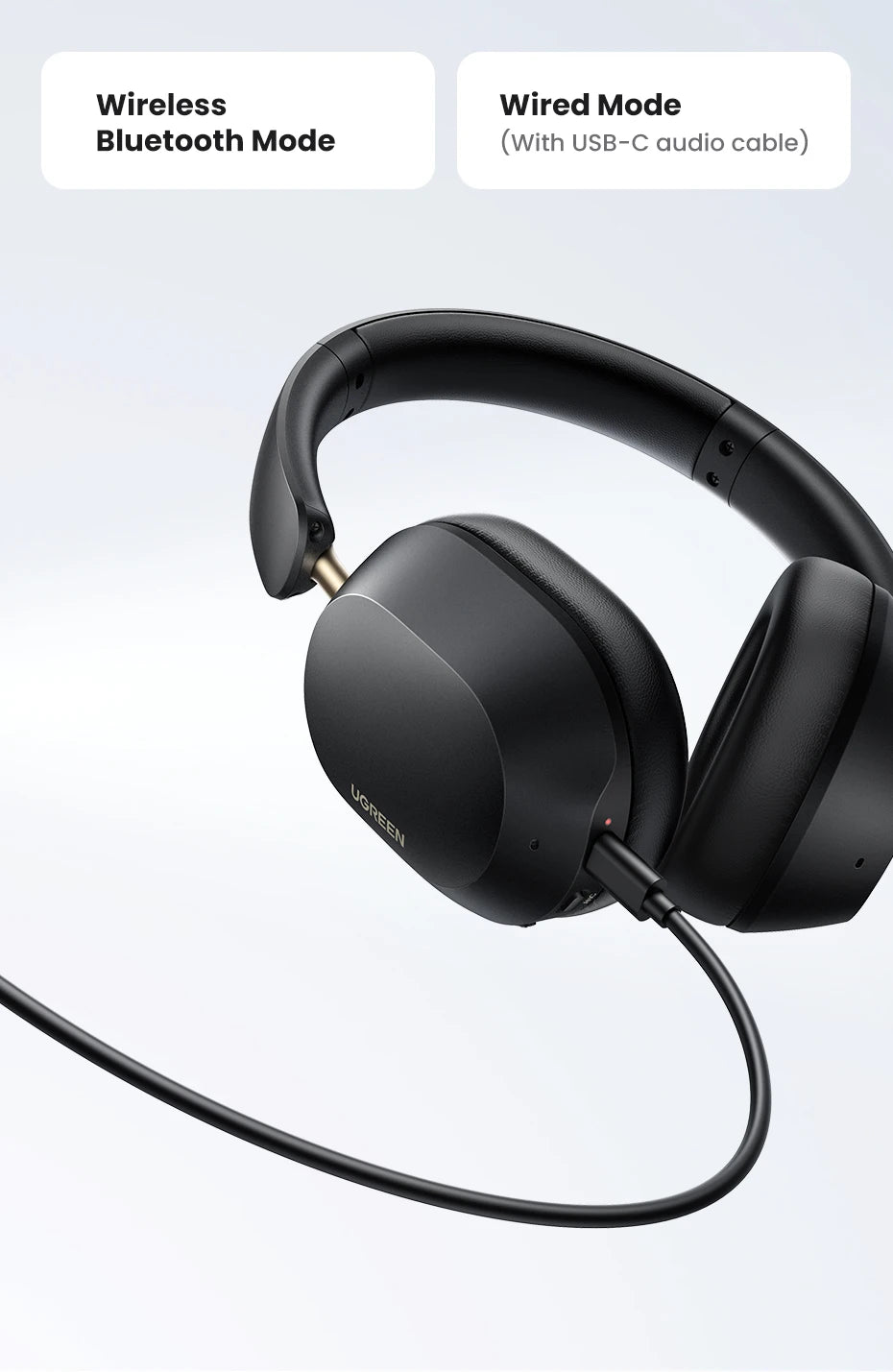 Choice Wireless Bluetooth Headphones 43dB Hybrid Active Noise Cancellation