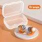 1 Pair of Soft Silicone Earplugs with Noise Cancellation