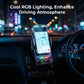 TONGDAYTECH 15W Auto Sensing Car Wireless Charger with RGB Light