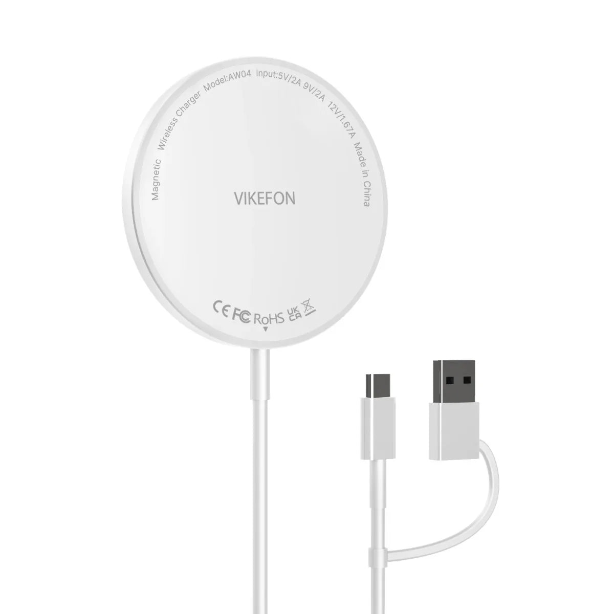 Magnetic Wireless Charger Pad 100W USB + Type C Chargers