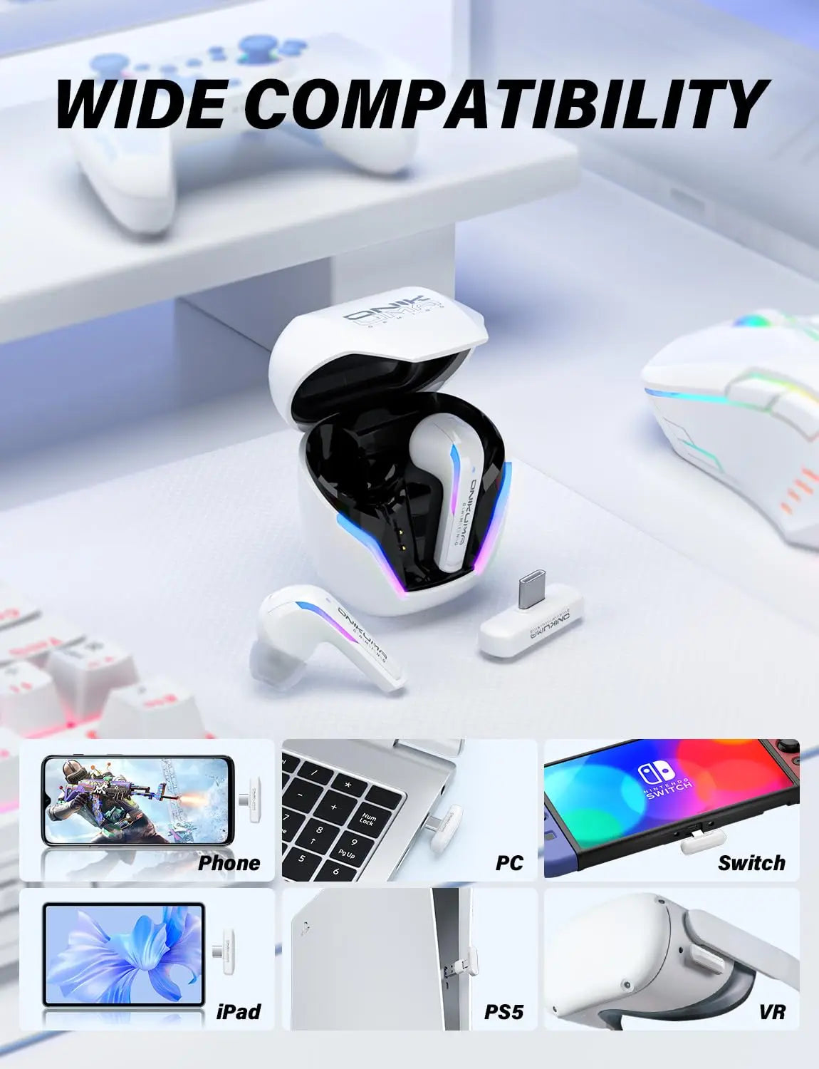 ONIKUMA Wired In-Ear Earphones with Microphone and Volume Control