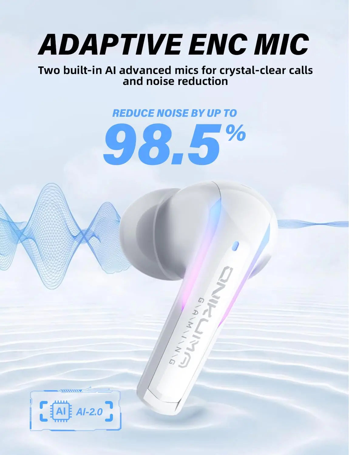 ONIKUMA Wired In-Ear Earphones with Microphone and Volume Control
