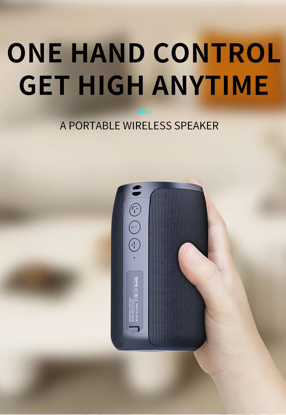 ZEALOT S32 Portable Bluetooth Speaker Waterproof Speaker