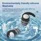 1 Pair of Soft Silicone Earplugs with Noise Cancellation
