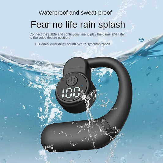 Ruiforlove S02 Bluetooth 5.4 Ear Hook Headphones ANC Mic