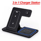 VIKEFON 3 in 1 15W Foldable Wireless Charging Station