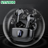New Wireless Earbuds HiFi Stereo Headphones BT5.3 with ENC Noise Cancelling 48H LED Display Ear Buds IP7 Waterproof Earphones