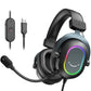 FIFINE USB Wired Gaming Headset with Microphone Memory Foam