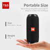 Bluetooth Speaker T&G TG117 Portable TWS Sound Box Waterproof Loudspeaker