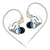 KZ Wired In-Ear Headphones 10mm Hybrid Drivers with Microphone