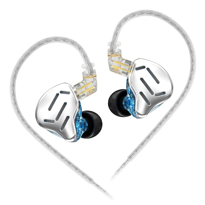 KZ Wired In-Ear Headphones 10mm Hybrid Drivers with Microphone
