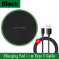 300W Wireless Charger Stand Pad Mobile Phone Fast Charging Station
