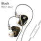 KZ Wired In-Ear Earphones 10mm Hybrid Drivers ANC Microphone