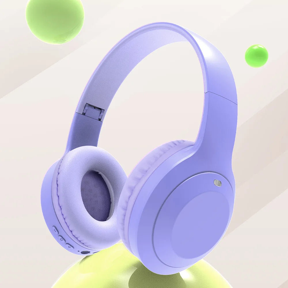 Newmsnr Bluetooth 5.3 Wireless HiFi Stereo Headphones with HD Microphone