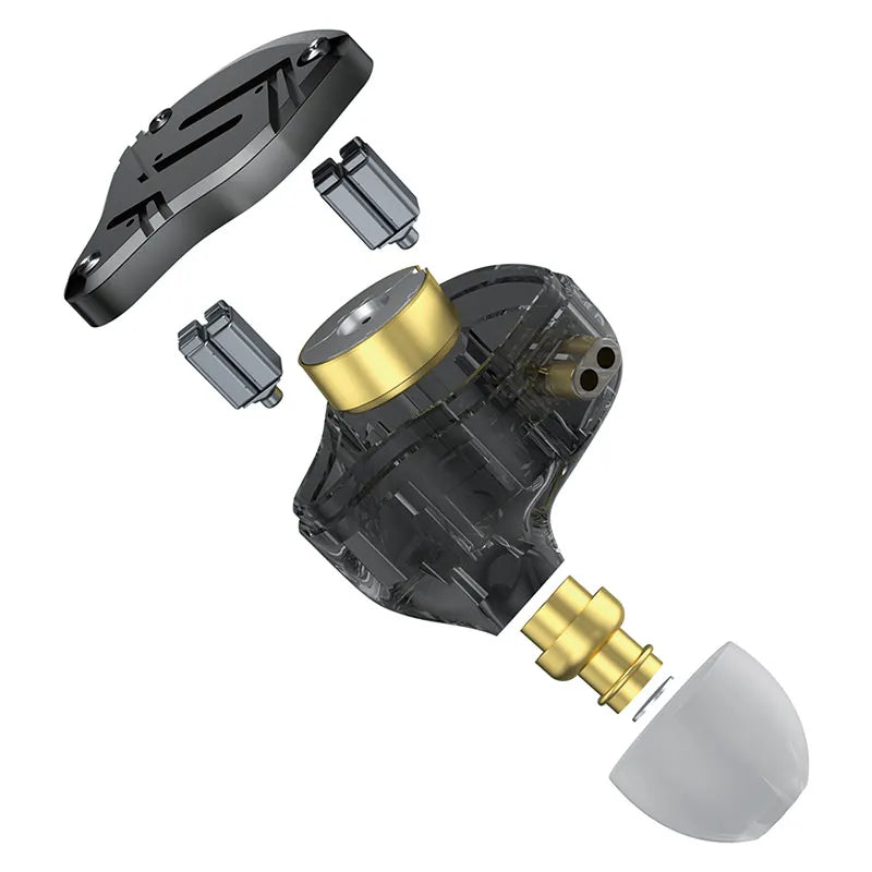 KZ Wired In-Ear HiFi Earphones with Detachable Cable and Microphone