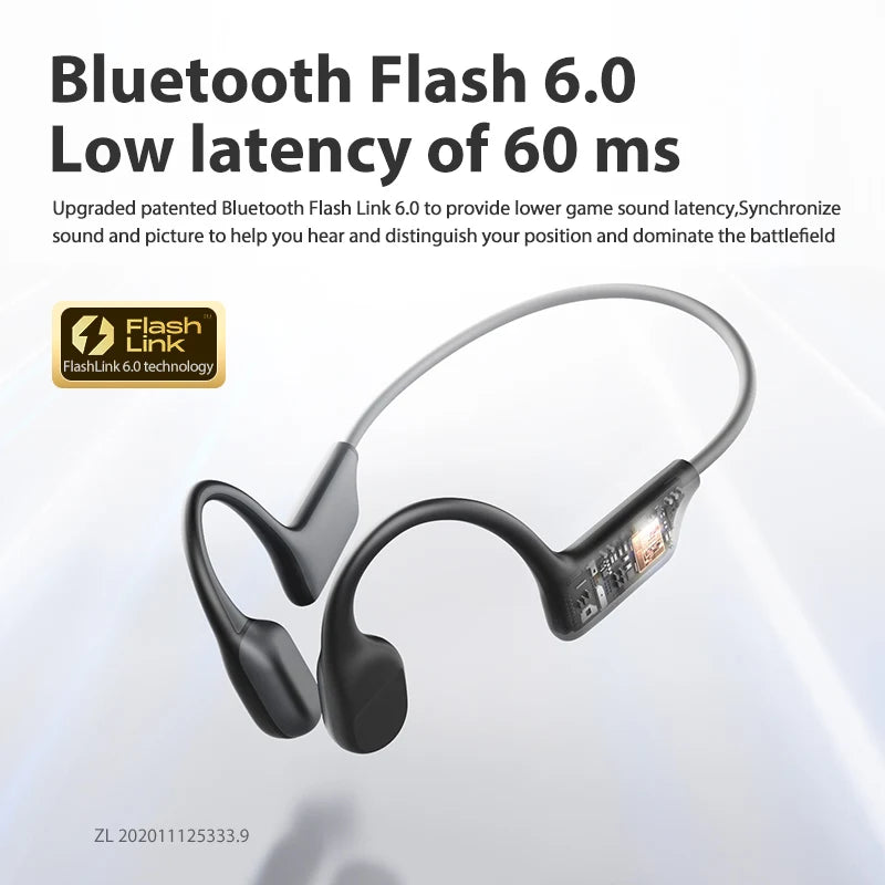 Sanag B22S Bluetooth 5.3 Bone Conduction Wireless Sports Earphones