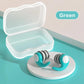 1 Pair of Soft Silicone Earplugs with Noise Cancellation