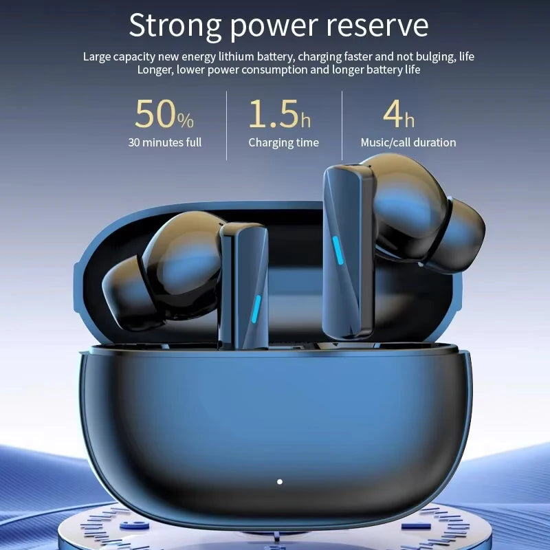 Earbuds True Wireless Earphone Noise Cancelling Update Bluetooth 5.3 Headset With Mic