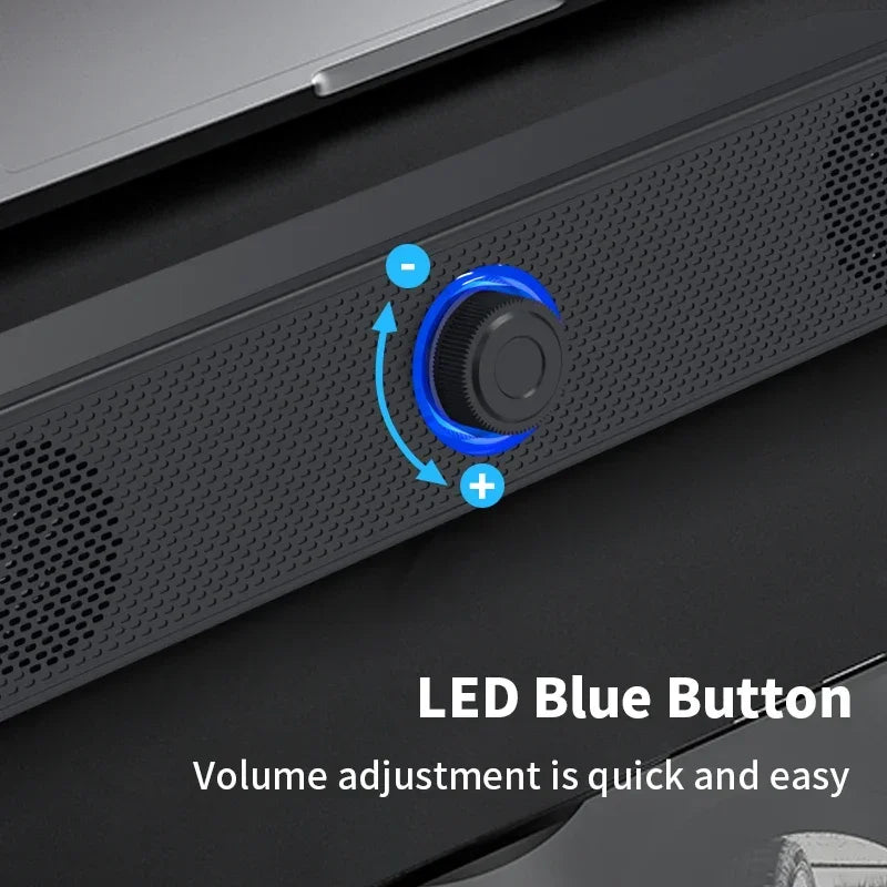 PC Soundbar Wired and Wireless Bluetooth Speaker