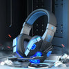 RGB Gaming Headset with Microphone Over-Ear Wired Headphones