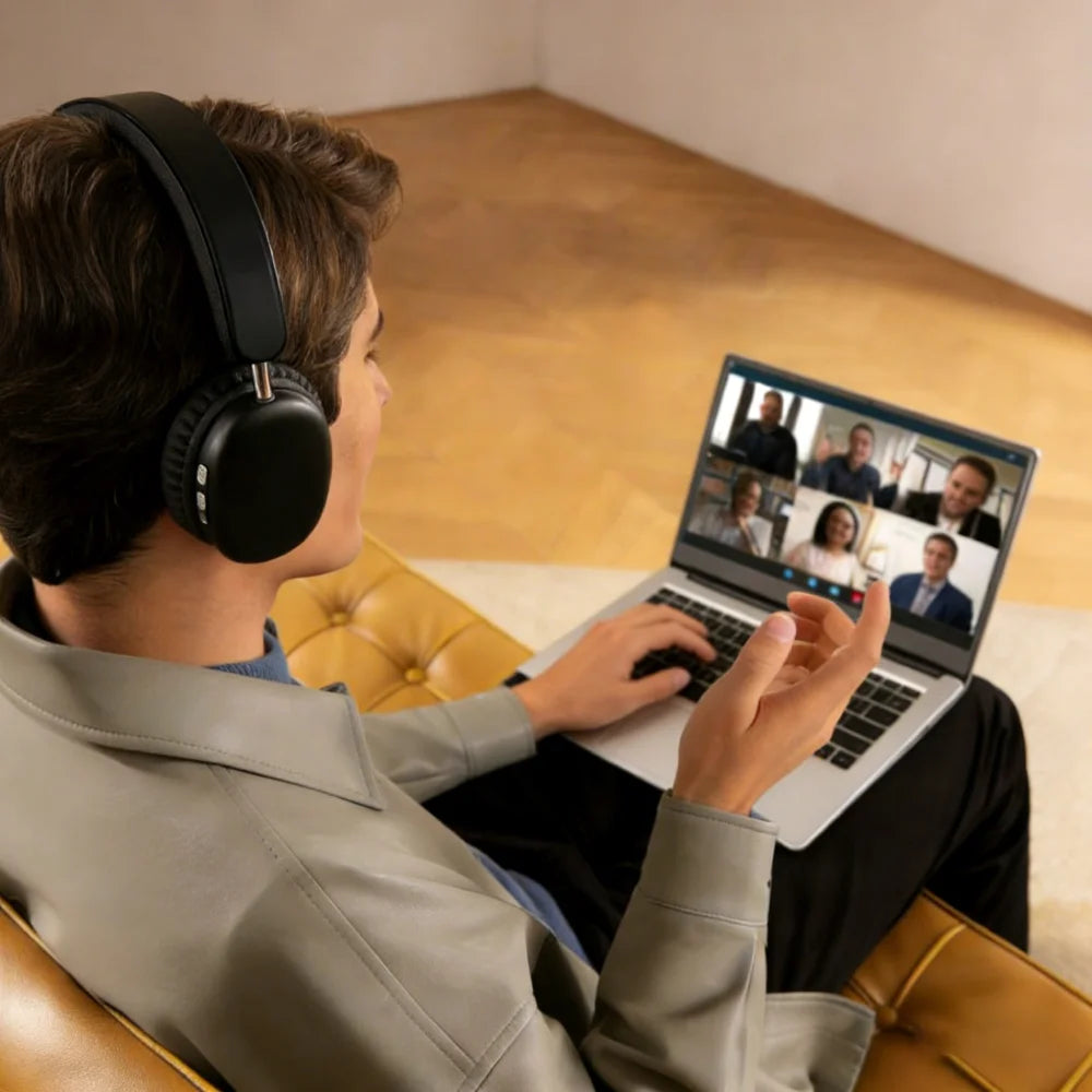 TD-20 Bluetooth 5.3 Wireless Headphones with ANC 3D Spatial Audio