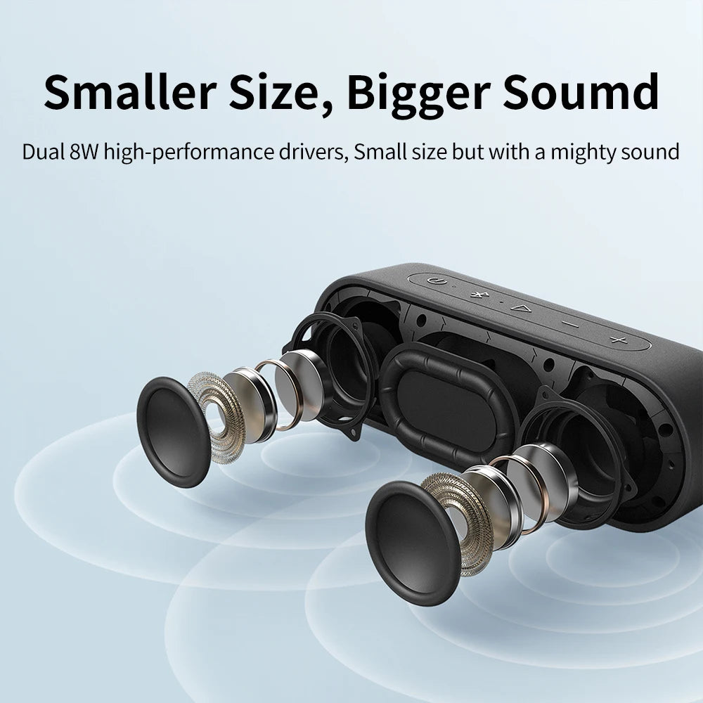 Tribit XSound Go 16W Bluetooth Speaker IPX7 Waterproof