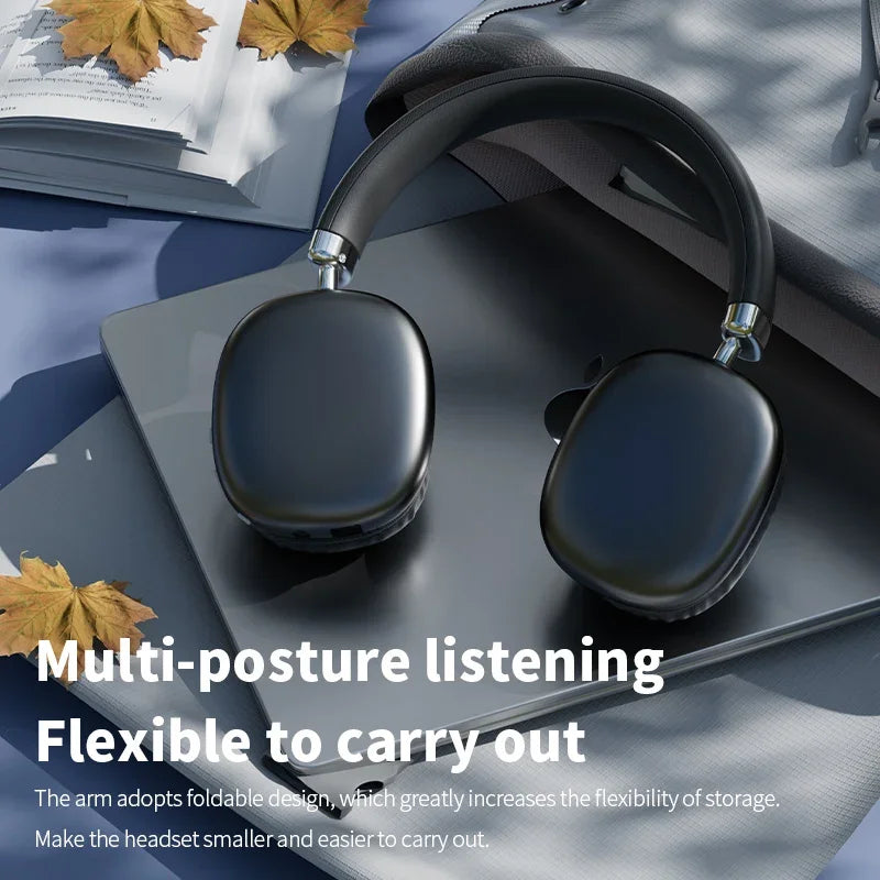 ERZHOU Bluetooth 5.3 Wireless Headphones 40mm Drivers with Microphone