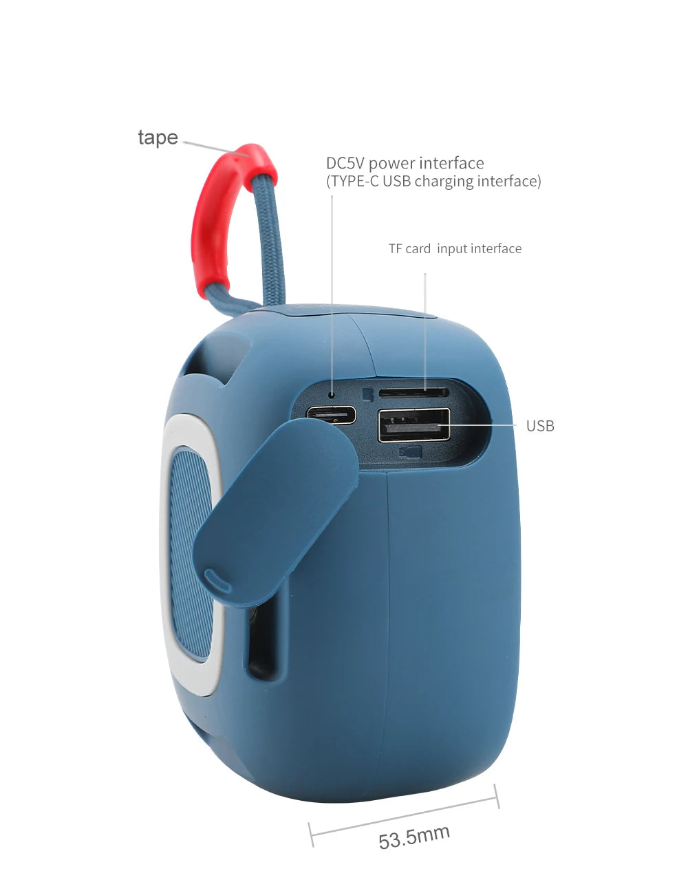 T&G TG659 Bluetooth 5.3 Mini Speaker