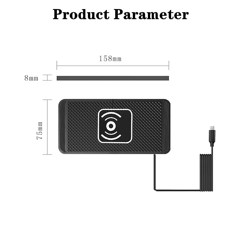 شاحن لاسلكي سريع 15 واط USB-C