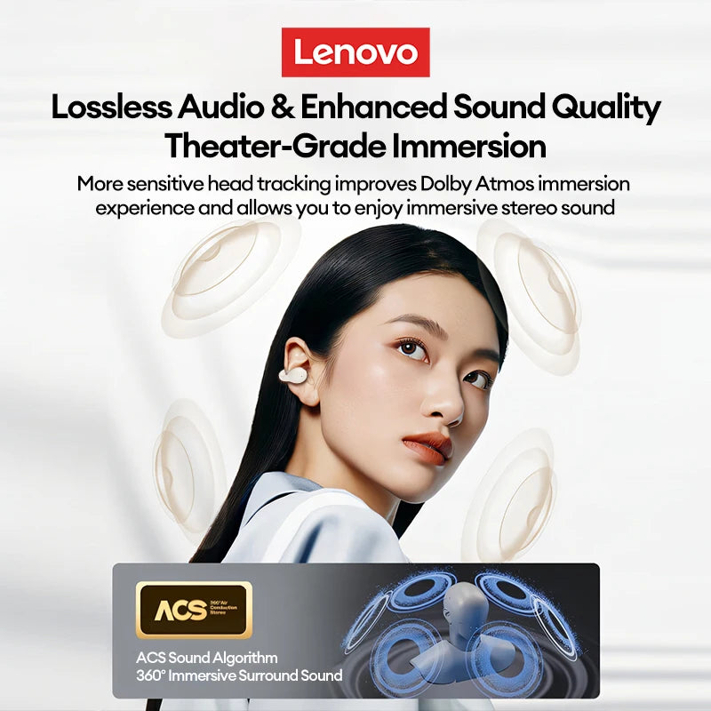 Lenovo LP25 OWS Gaming Headset HIFI Surround Sound Earbuds With Mic